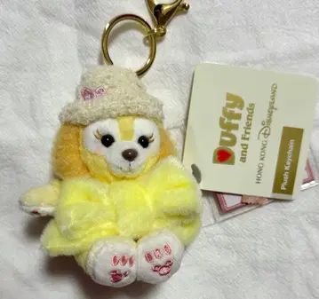 홍콩 디즈니 정품 쿠키앤 앉은 봉제 인형 키체인