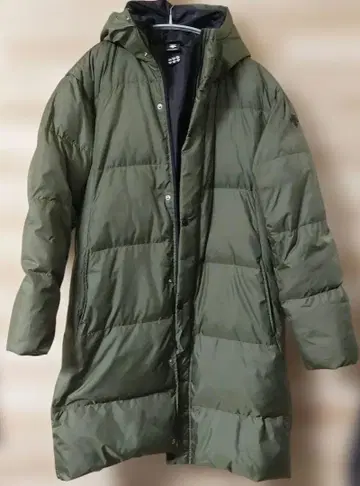 DESCENTE 후드 부착 롱 다운