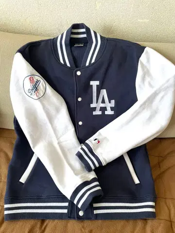 Los Angeles Dodgers 바시티 자켓 네이비/화이트