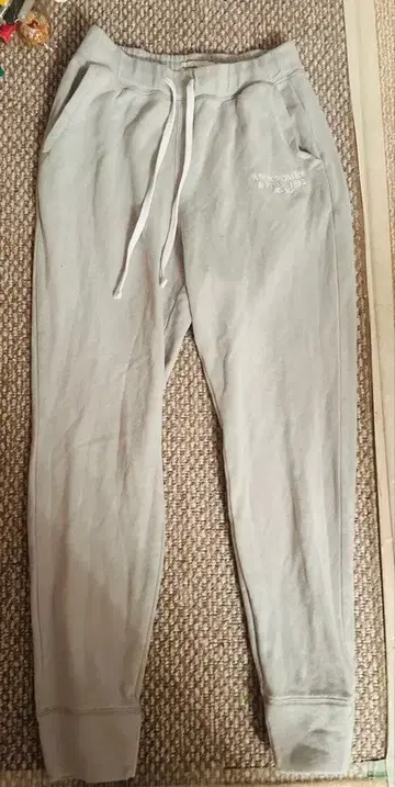 Abercrombie & Fitch 아바클로 그린 그레이 스웨트 팬츠