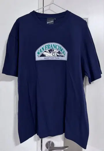 BEAMS 빔즈 T셔츠 네이비 XL