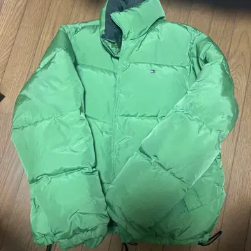 TOMMY HILFIGER 다운 자켓 M 사이즈 라이트 그린
