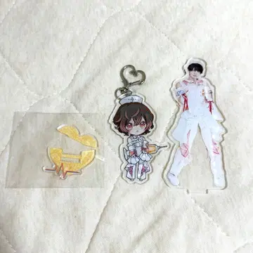 러브시크 타로 아크릴 스탠드 미니 캐릭터 아크릴 키링 1주년 간호사 의상