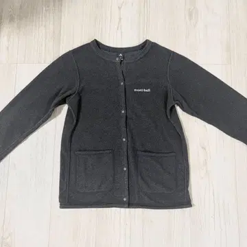 mont-bell 크리마플러스 니트 가디건 M 사이즈 그레이 새상품급
