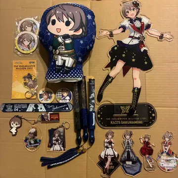 아이돌 마스터 밀리언 라이브 사쿠라모리 카오리 굿즈 모음