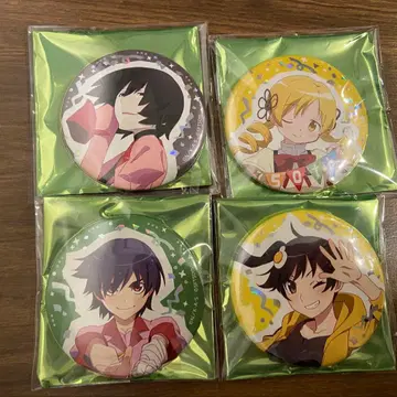 샤프트 50주년 기념 랜덤 금박 캔뱃지 그린 마미, 오기, 스루가, 카렌