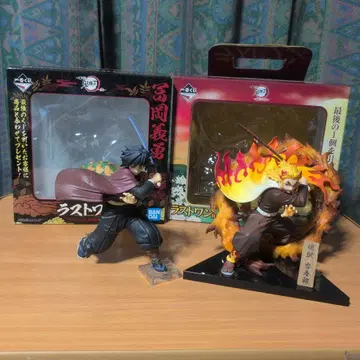 제일복권 귀멸의 칼날 토미오카 기유 렌고쿠 쿄쥬로 피규어 세트