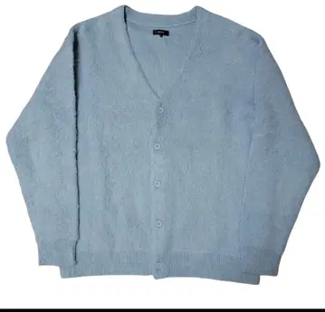 미사용 BEAMS 빔즈 7 게이지 샤기 모헤어 가디건 L