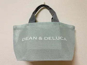 DEAN&DELUCA 딘앤델루카 메쉬 토트 S 민트 블루