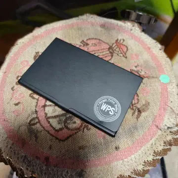 WPS 로고 메탈 명함지갑 춤추는 대수사선 (내용물 덤 포함)