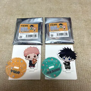 주술회전 미니 캐릭터 아크릴 스탠드 이타도리 유우지 & 후시구로 메구미