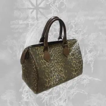 [ y2k ] 레오파드 무늬 핸드백 헤이세이 갸루