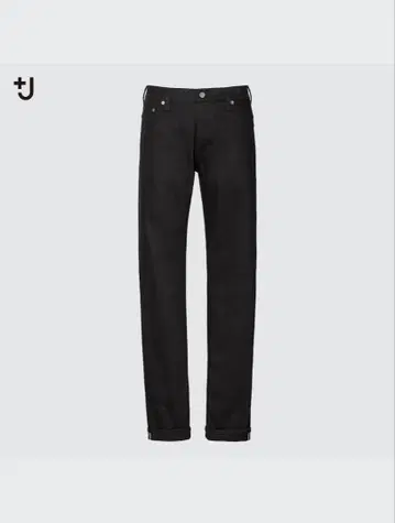 유니클로 UNIQLO +j 셀비지 슬림핏 스트레이트 청바지