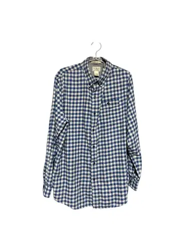 엘엘빈 플란넬 셔츠 블루 계열 깅엄 체크