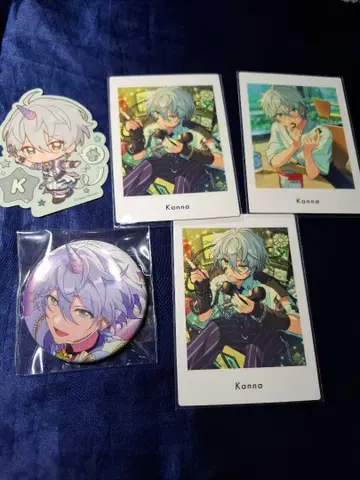 앙스타 칸나 캔뱃지 파샤츠 세트 판매 스티커