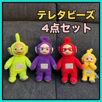[ 새상품급 ] 텔레토비즈 봉제 인형 대소 4세트