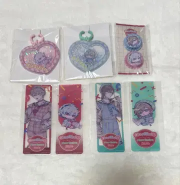 니지산지 ChroNoiR 쿠츠하 카나에 뉴트로 글리터 아크릴 블록