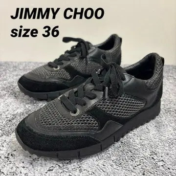 JIMMY CHOO 지미추 JAVA 스니커즈 36 블랙