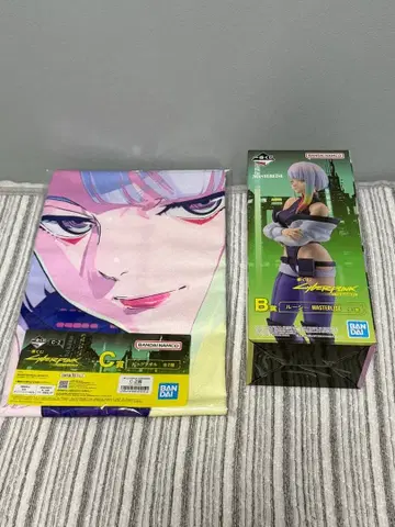 사이버펑크 엣지러너 제일복권 C&B상 세트