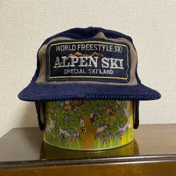 쇼와 레트로 빈티지 플라이트 캡 귀마개 코듀로이 캡