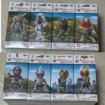 월드 콜렉터블 가면라이더 헤이세이 라이더 vol.1 전 8종