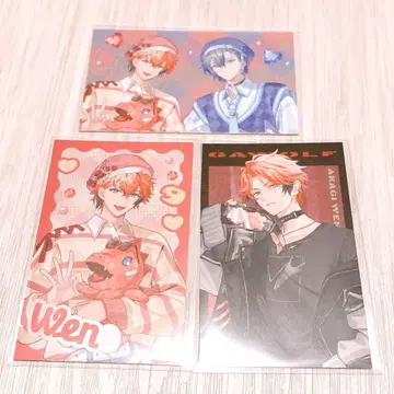 니지산지 갸우루후 폴라로이드풍 카드 아카기웬