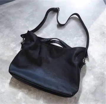 VitaFelice 천연 가죽 소가죽 2way A4 숄더백 토트 블랙