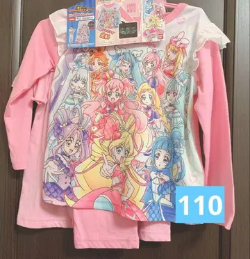 너와 아이돌 프리큐어 원더풀 히로가루 스카이 빛나는 2TOPS 파자마