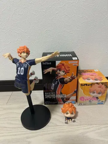 하이큐 히나타 카라스노 포징 피규어 큐룽하게 쳐다보는 포즈 미니 피규어