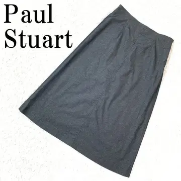 폴 스튜어트 플레어 스커트 그레이 8 B374