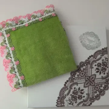 치카자와 레이스 타월 손수건 꽃보다 남자 그린