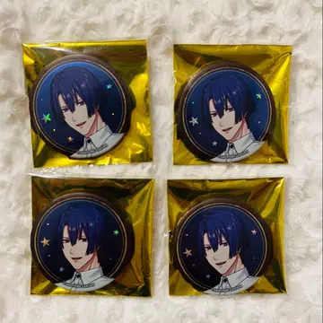 우타프리 스이파라 캔뱃지 히지리카와 마사토 4개 세트