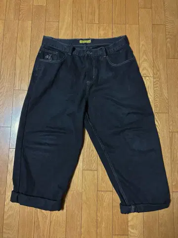 CULT BMX Heavies 블랙 데님 와이드 팬츠 motobunka