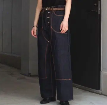 SUGARHILL 클래식 더블 니 데님 W34