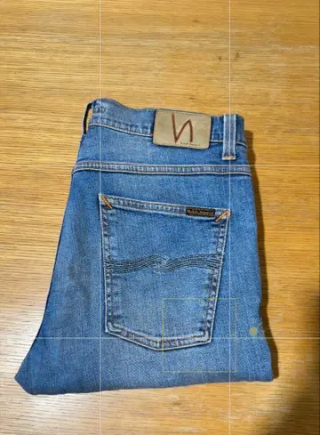 nudie deans 라이트 블루 스키니 데님