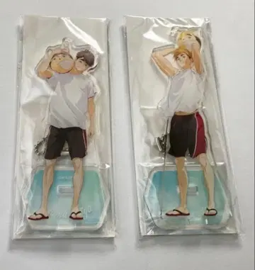 하이큐 아크릴 스탠드 미야 아츠무 미야 오사무 문구 카페