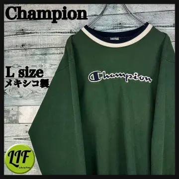 챔피온 멕시코제 자수 로고 맨투맨 그린 L 4563