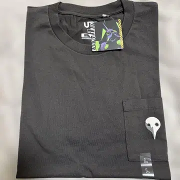 에반게리온 다크 그레이 T셔츠