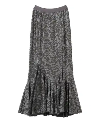 코코딜 택 포함 새상품 오팔 메쉬 머메이드 스커트