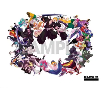 BLEACH EX. FINAL 오리지널 B2 포스터 원화전 그려내림