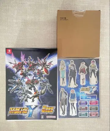 슈퍼로봇대전 Y 초한정판 특전 2종만 소프트와 다른 특전 없음