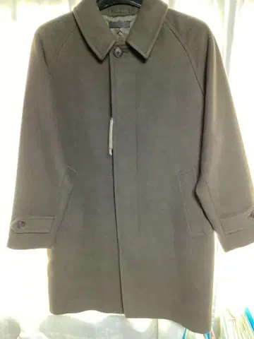 유니클로 싱글 브레스티드 코트 L 브라운