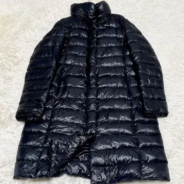 Herno 사이즈 48 다운 코트 경량 롱 기장 블랙