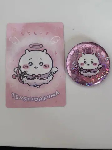 치이카와 천사와 악마 캔 배지 특전 카드