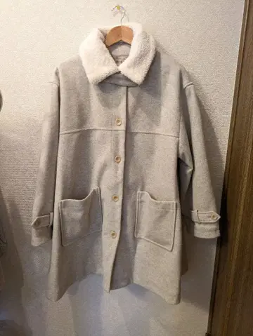 Samantha Mos2 퍼 코트 그레이