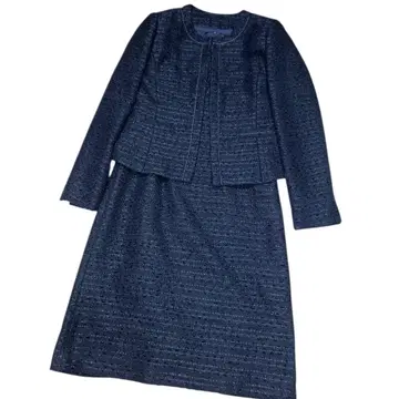 Add Rouge 포멀 슈트 9A 네이비 트위드 졸업식 입학식