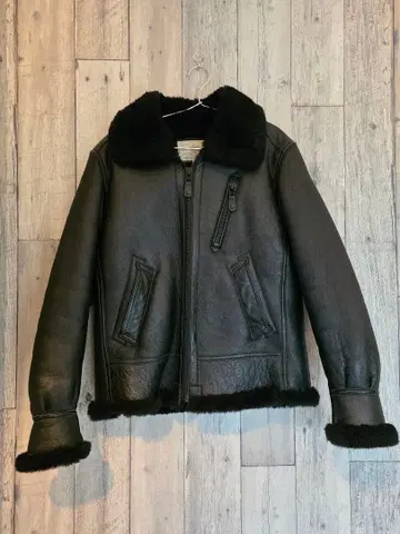 [컨디션 최상] AVIREX B-3 무스탕 자켓 블랙 L 사이즈 양가죽