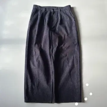 Graphpaper 2턱 와이드 데님 인디고 사이즈 2