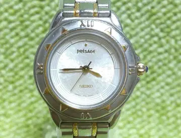 [가동품] SEIKO PRESAGE 여성용 손목시계 쿼츠 콤비 컬러