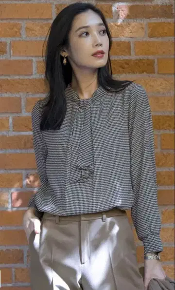 anysis [ 4WAY 속기모 ] 에니포카 보타이 블라우스